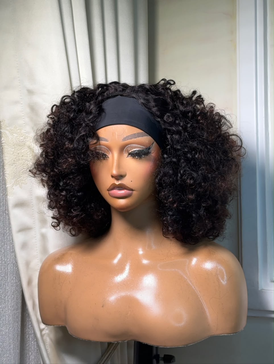 Head Band bounce wig